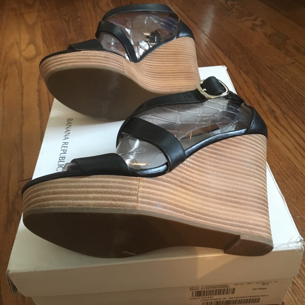 🍌Banana Republic Wedge Heels - Picture 6 of 7